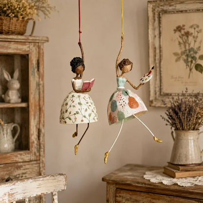 Let Your Space Dance — Whimsical Dancing Lady Hanging Ornament