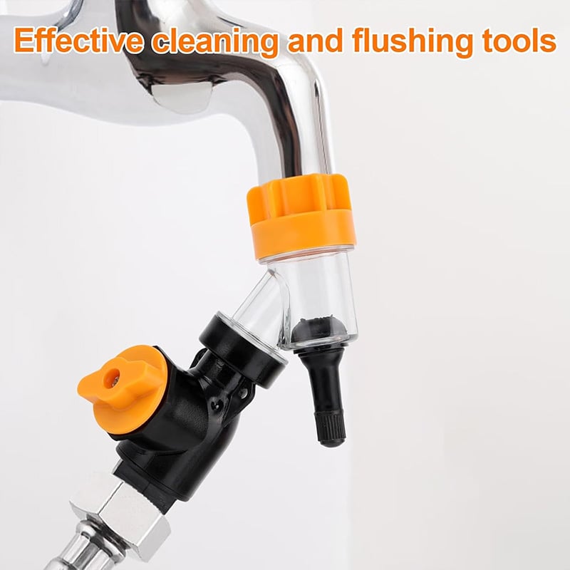 HOT SALE 50% OFFHeavy-Duty Water Heater Clog Tool | Chemical-Free Non-Electric Sediment Cleaner for Tanks, Scale Removal Support