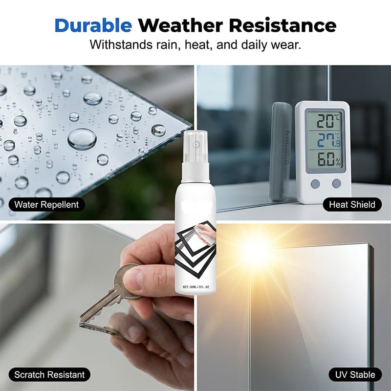 One Way Mirror Spray | Streak-Free Cleaner for Glass, Windows & Mirrors