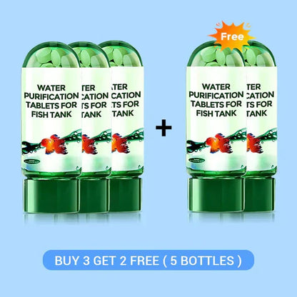 2026 HOT SALE Fish Tank Purification Tablets – Clears Cloudy Water & Reduces Algae Fast