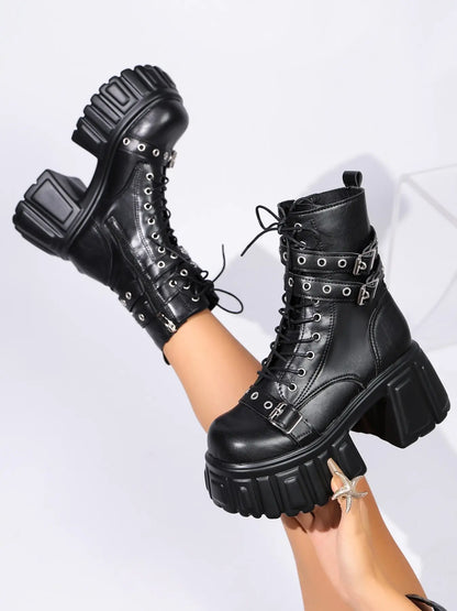 Women's Punk Trousers – Chunky Sole
