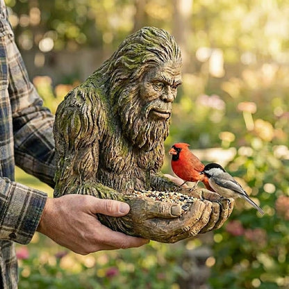 Bigfoot Bird Feeder– Outdoor Resin Decor