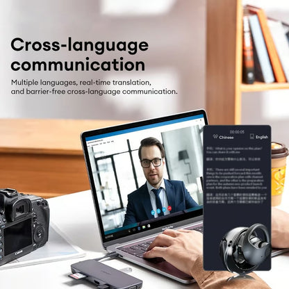 LAST DAY SALE 60% OFFAI Translation Wireless Bluetooth Translation Earbuds