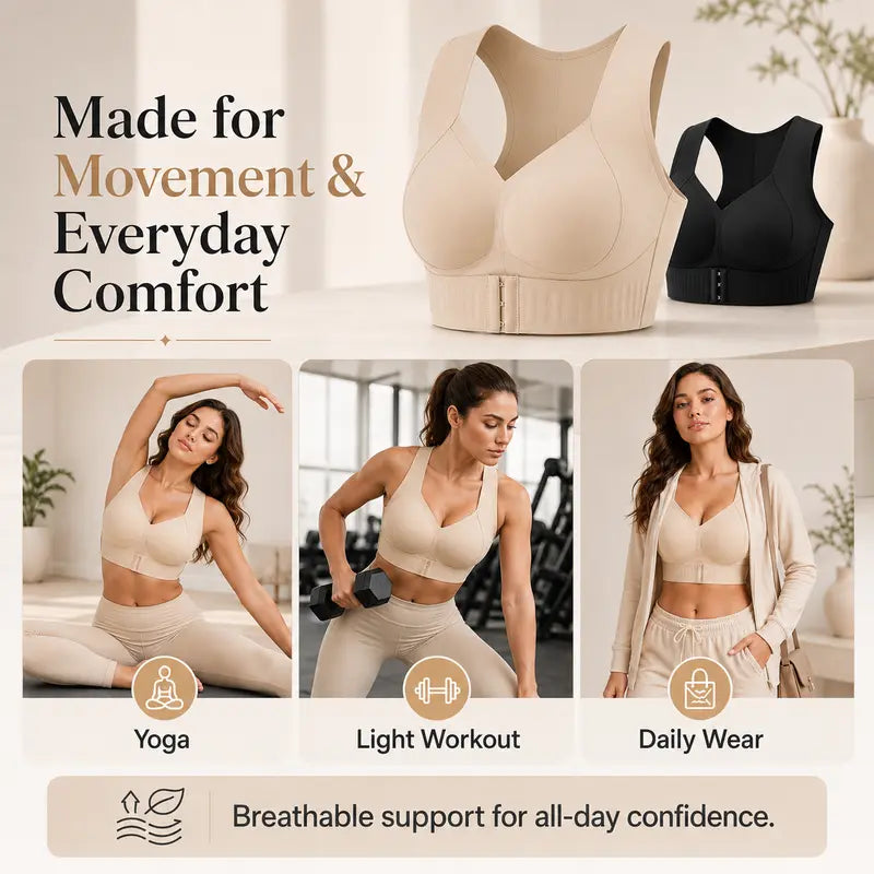 Women's Wireless Bra,Soft Breathable Non-removable Moulded Cups