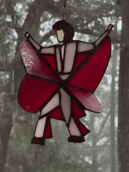 LAST DAY 49% OFF - The Memphis Melody Handmade Stained Glass Spinner