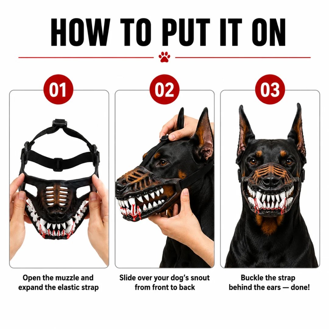 EARLY HALLOWEEN 49% OFFHell Hound Monster Muzzle