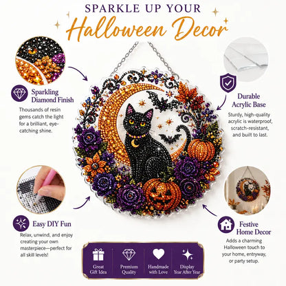 Halloween Diamond Painting Hanging Ornament Kit