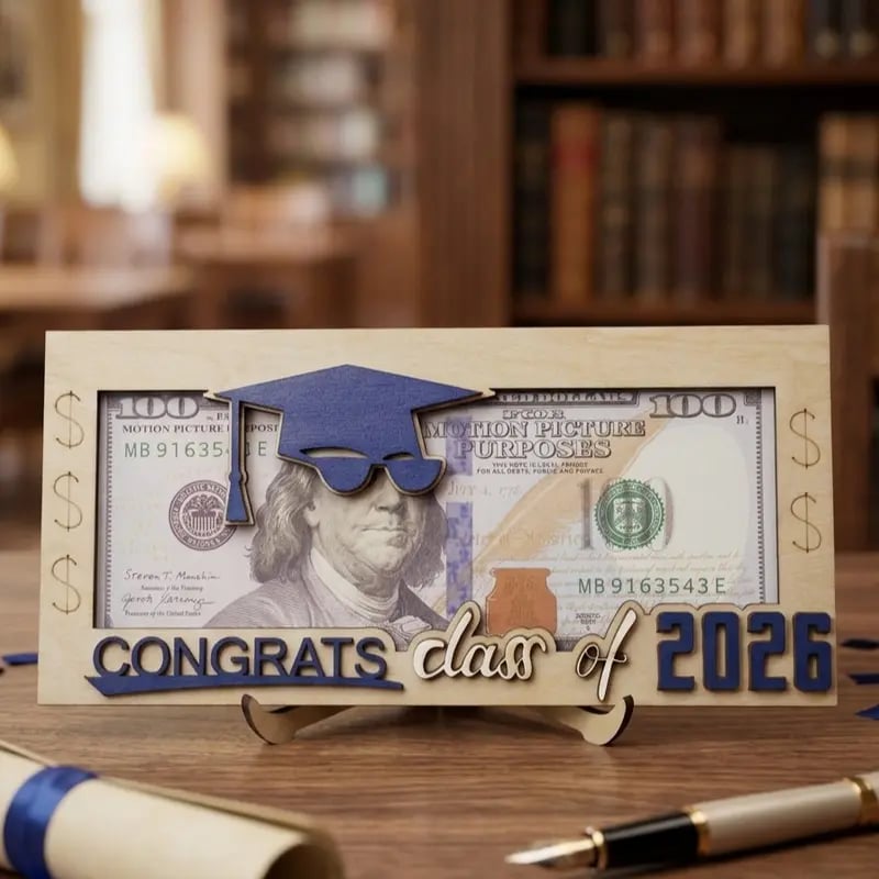 Ends Today: 50% OFF!Class of 2026 Graduation Money Holder – Stylish, Sentimental, Unforgettable