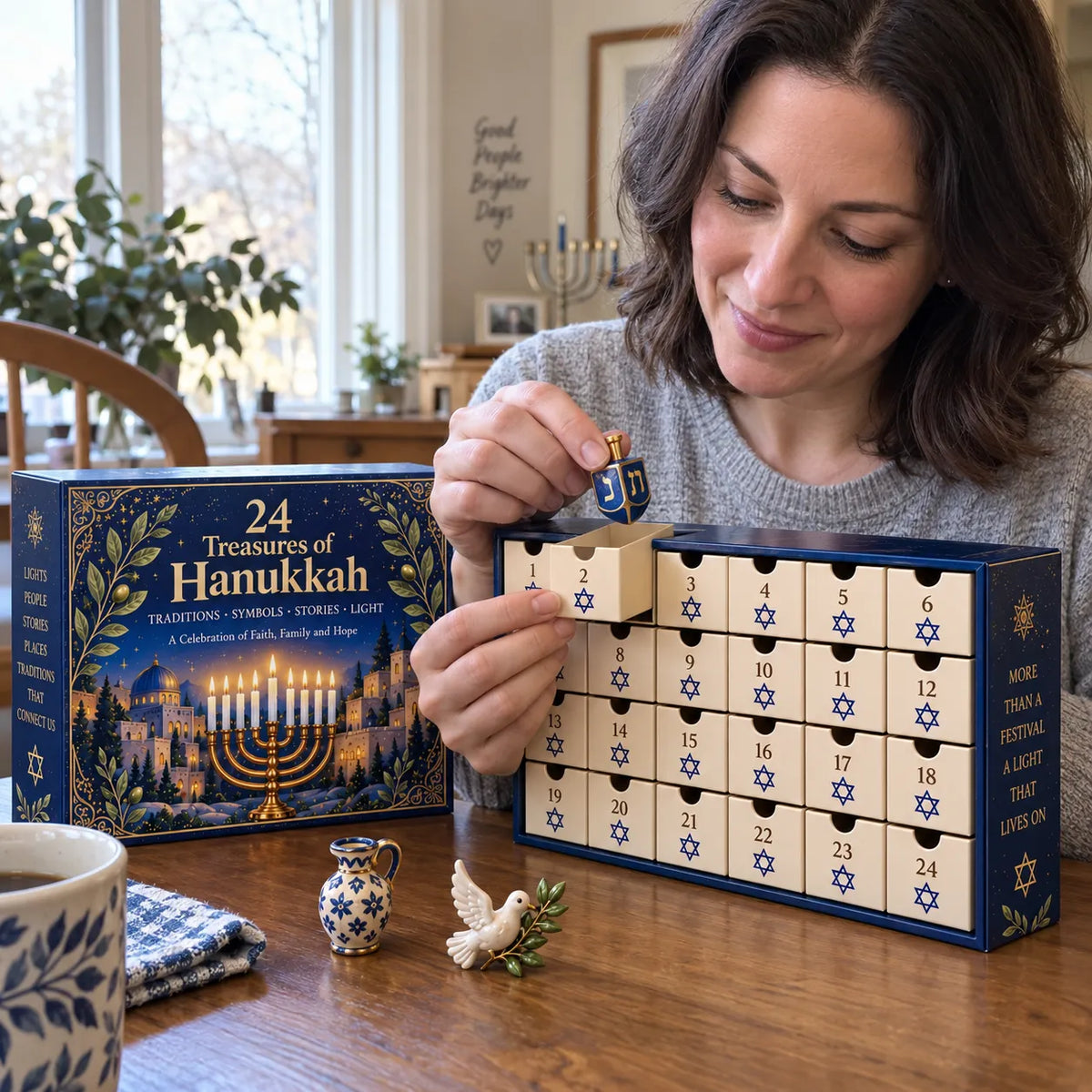 24 Treasures of Hanukkah | 24 Unique Symbols, Keepsakes & Daily Surprises Inspired by Light, Faith & Tradition