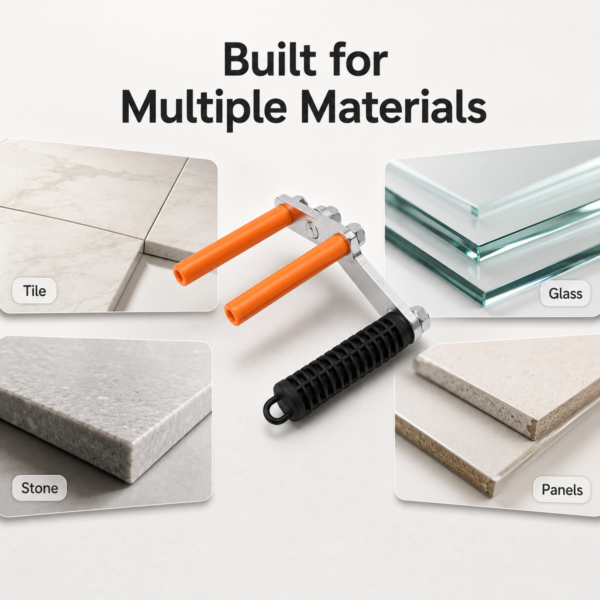 Heavy-Duty Multi-Material Lifting Clamp (Glass, Stone, Wood & Metal)