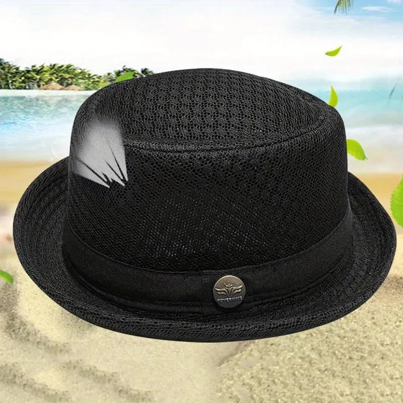 2026 HOT SALE50% OFF NOWSummer Breathable Mesh Pork Pie Hat