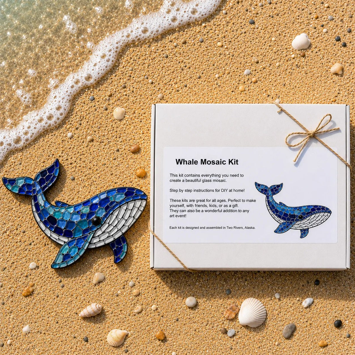 LAST DAY 59% OFF – Octopus Mosaic Kit | Beginner-Friendly DIY Glass Craft with Step-by-Step Instructions