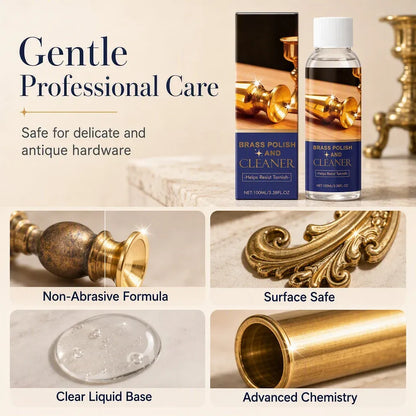 TARNISHED BRASS? FIX IT FAST! Polish & Cleaner – Removes Oxidation, Restores Shine, Gentle on Surfaces – Easy Application!