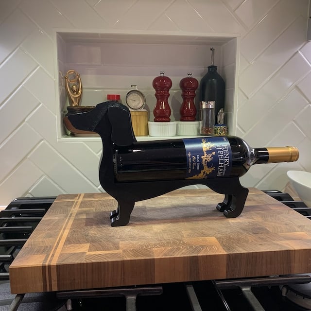 Dachshund Wine Stand
