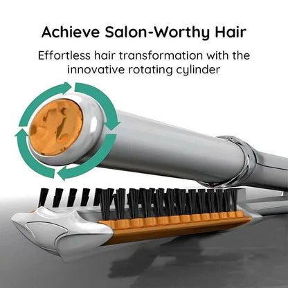 Davy | 2-in-1 Rotating Hair Brush for Styling and Smoothing