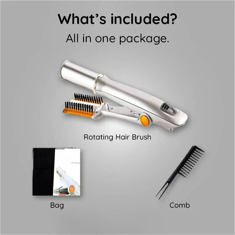 Davy | 2-in-1 Rotating Hair Brush for Styling and Smoothing