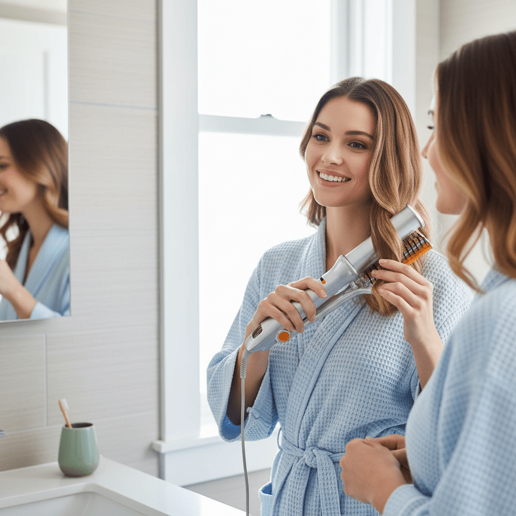 Davy | 2-in-1 Rotating Hair Brush for Styling and Smoothing