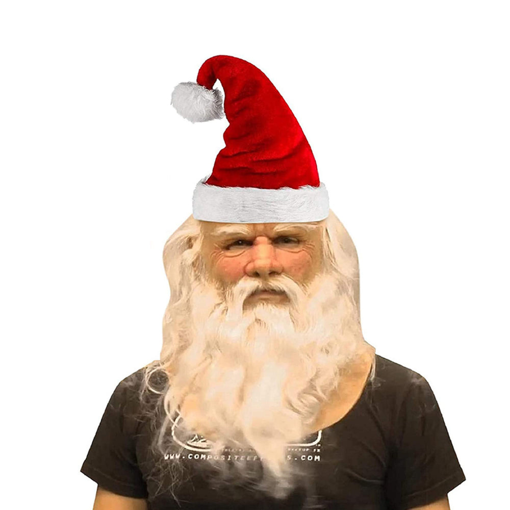 Davy | Realistic Old Man Mask Headwear Costume Accessory