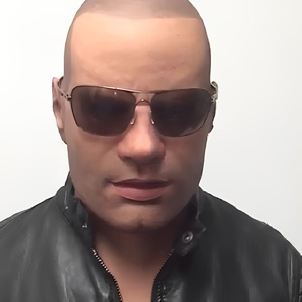 Davy | Realistic Old Man Mask Headwear Costume Accessory