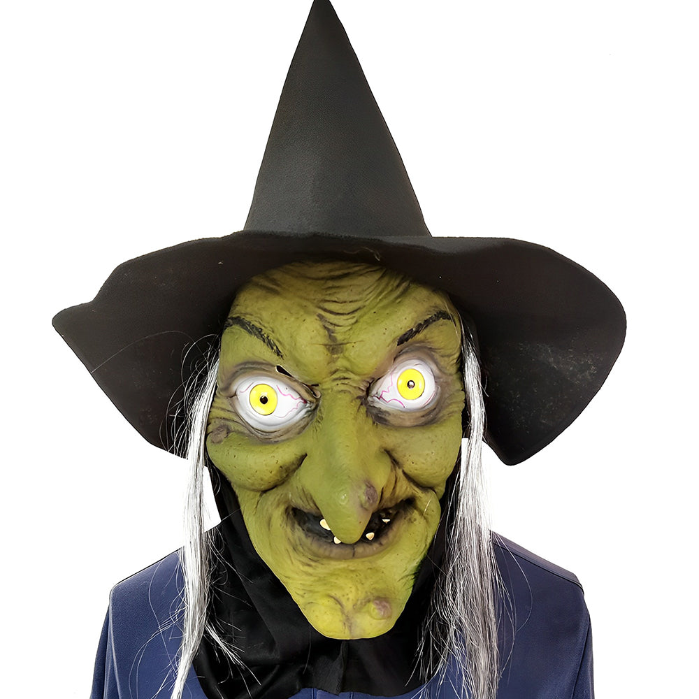 Davy | Realistic Old Man Mask Headwear Costume Accessory