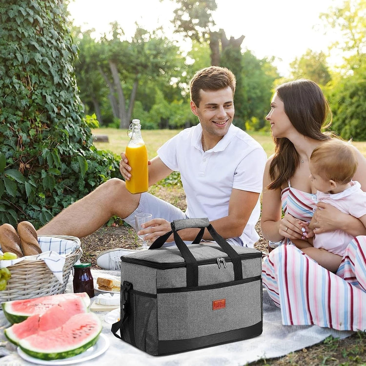 Davy | 33L Waterproof Cooler Bag | Insulated, Spacious & Ideal for Picnics, Beach Days, Hiking and Outdoor Activities