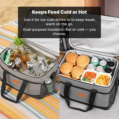 Davy | 33L Waterproof Cooler Bag | Insulated, Spacious & Ideal for Picnics, Beach Days, Hiking and Outdoor Activities