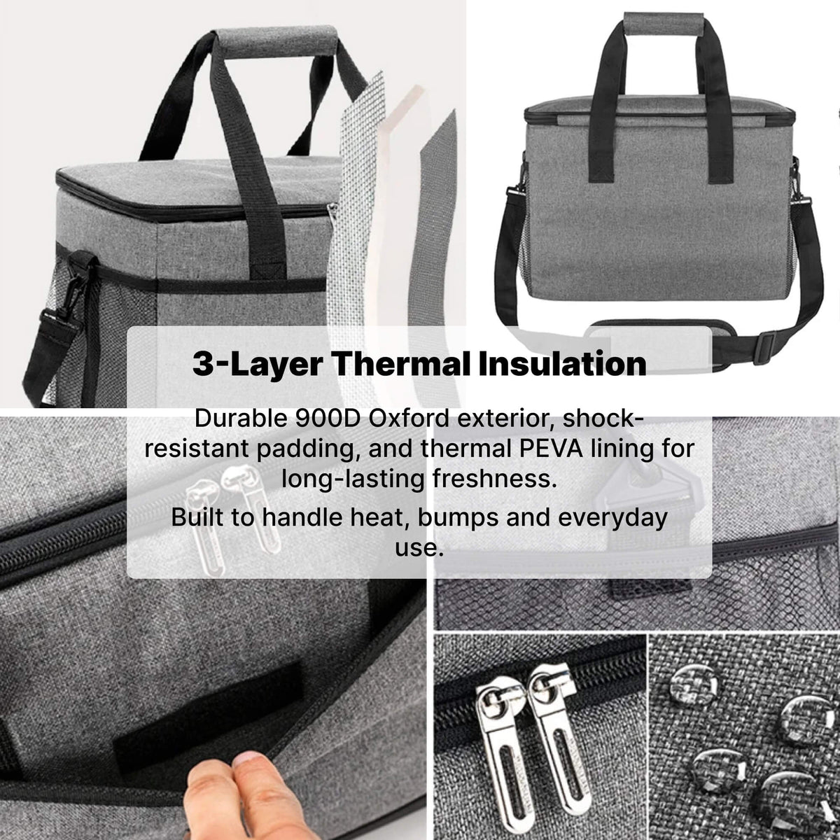 Davy | 33L Waterproof Cooler Bag | Insulated, Spacious & Ideal for Picnics, Beach Days, Hiking and Outdoor Activities
