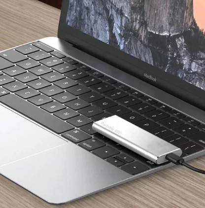 Davy | 4TB USB-C Portable External Hard Drive for PC & Mac