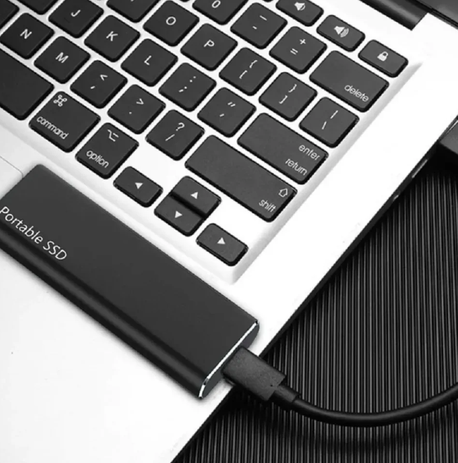 Davy | 4TB USB-C Portable External Hard Drive for PC & Mac