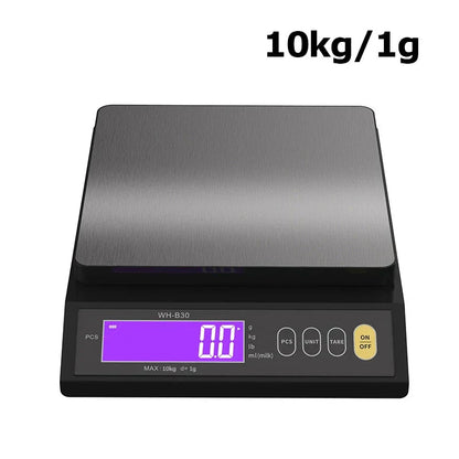Davy | Stainless steel kitchen scale: 5kg/0.1g or 10kg/1g, waterproof
