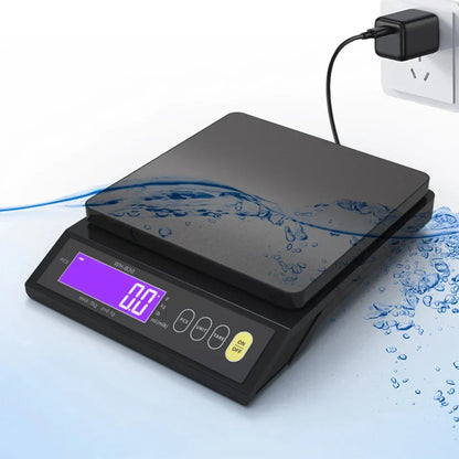 Davy | Stainless steel kitchen scale: 5kg/0.1g or 10kg/1g, waterproof