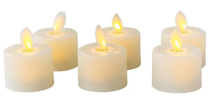 Davy | 6 Piece Realistic Flameless Candles with Remote Control