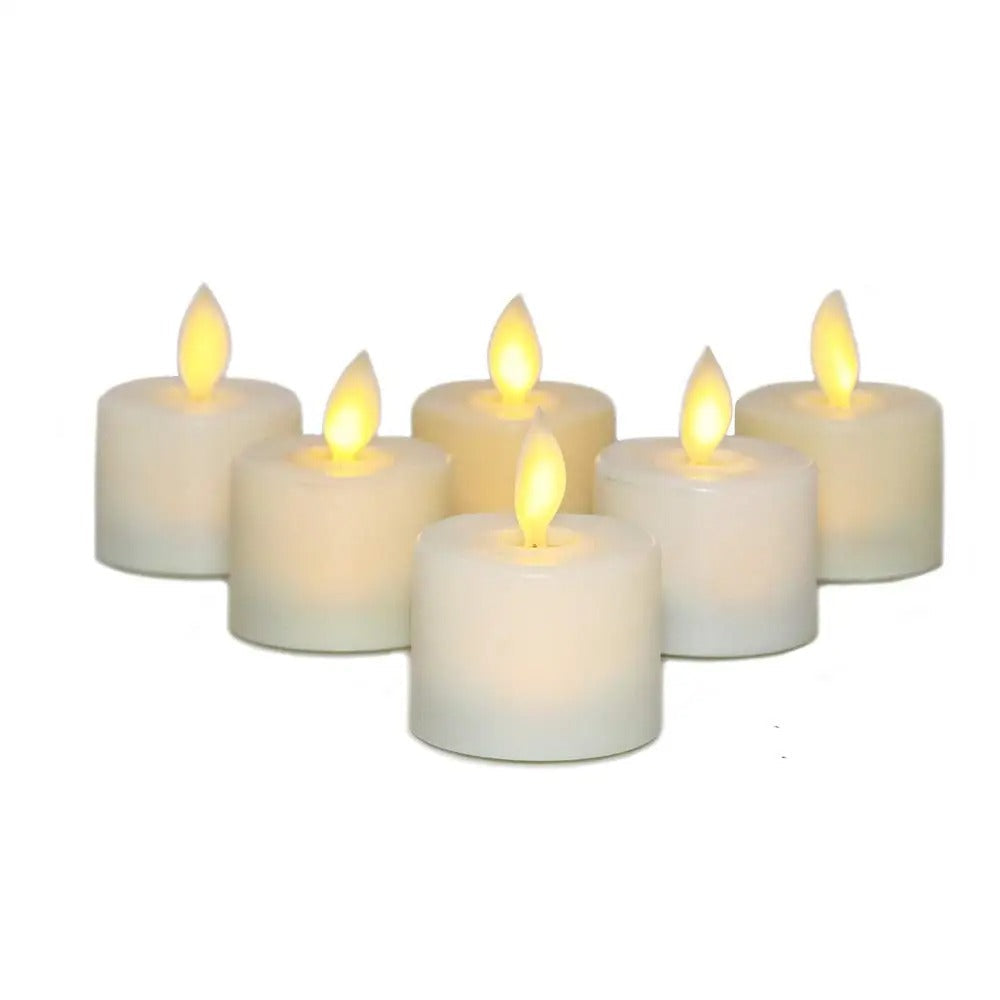 Davy | 6 Piece Realistic Flameless Candles with Remote Control