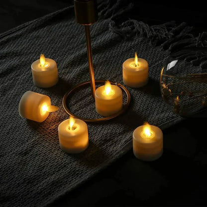 Davy | 6 Piece Realistic Flameless Candles with Remote Control