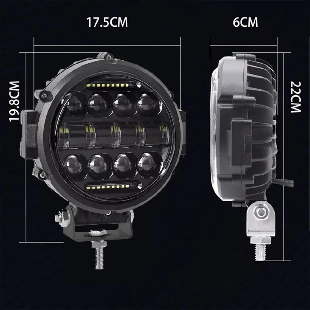 Davy 7 Inch LED Driving Light for Car & 4x4