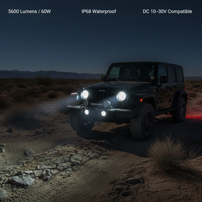Davy 7 Inch LED Driving Light for Car & 4x4
