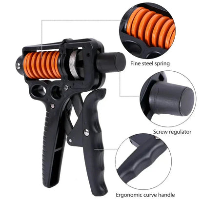 Davy | Adjustable 5-165kg Heavy Grip Strengthener - Finger Expander for Arm, Wrist, and Forearm Training