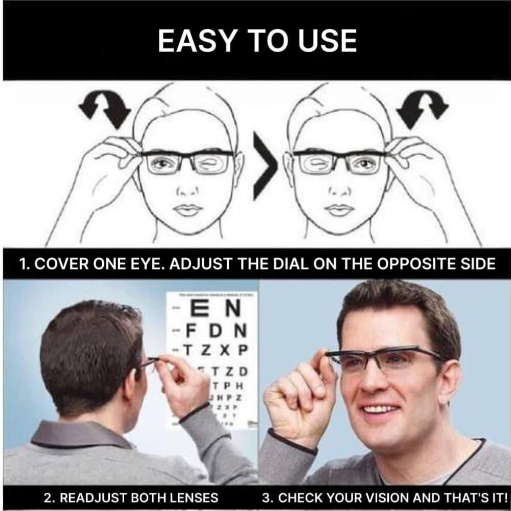 Davy | Adjustable Dial Prescription Glasses