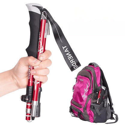 Davy | Adjustable Trekking Poles - Lightweight & Foldable for Hiking & Walking