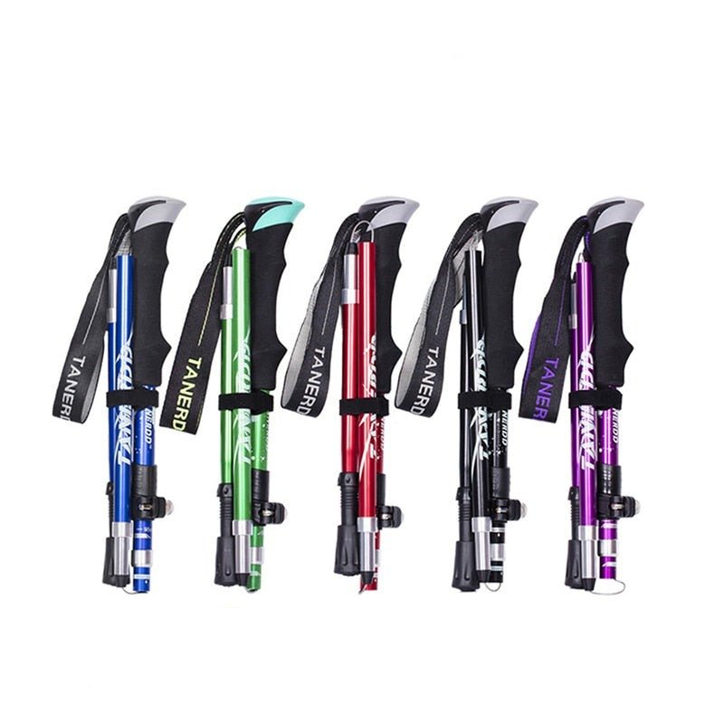 Davy | Adjustable Trekking Poles - Lightweight & Foldable for Hiking & Walking