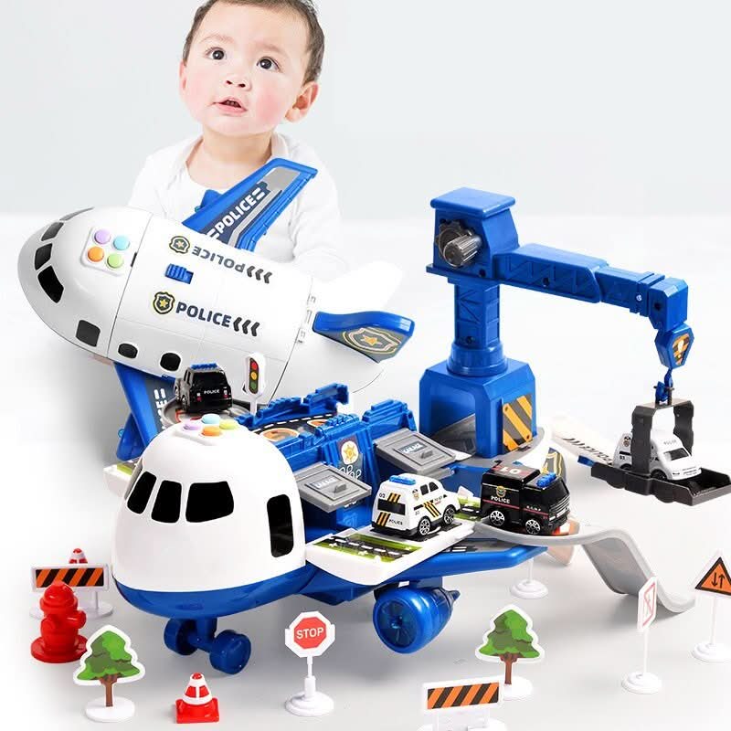 Davy | Airplane & Vehicle Set for Creative Kids