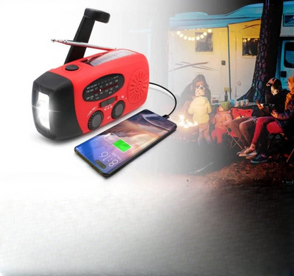Davy | All in One Emergency Radio with Solar Energy and Power Bank