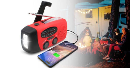 Davy | All-in-One Emergency Radio with Solar Power and Power Bank – Be Prepared Anytime, Anywhere