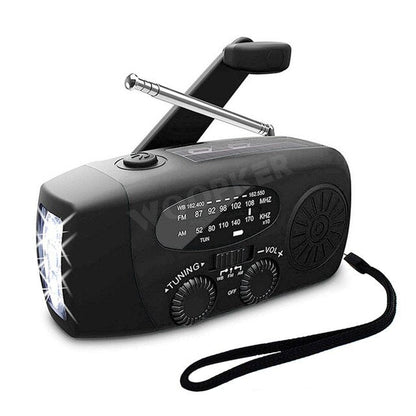 Davy | All-in-One Emergency Radio with Solar Power and Power Bank – Be Prepared Anytime, Anywhere