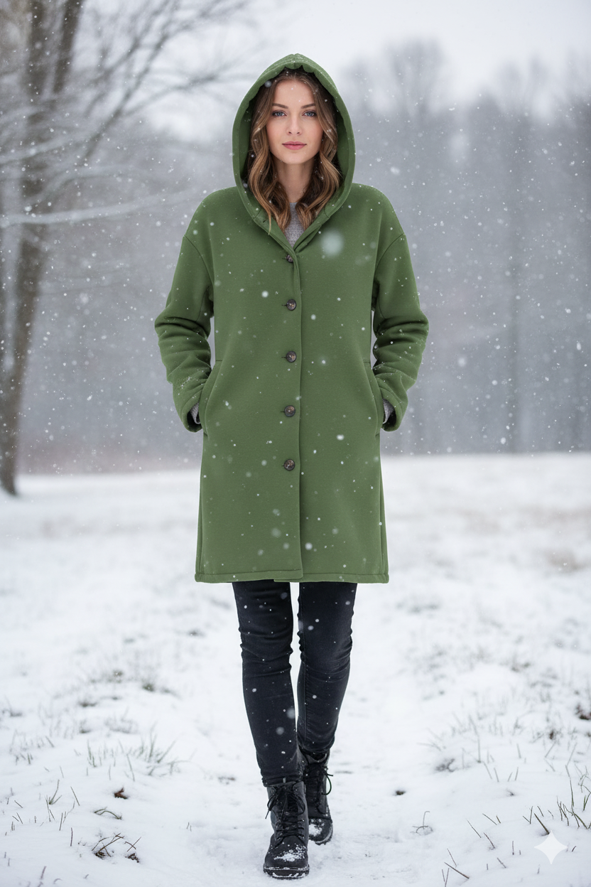 Women's Lightweight Hooded Fashion Coat