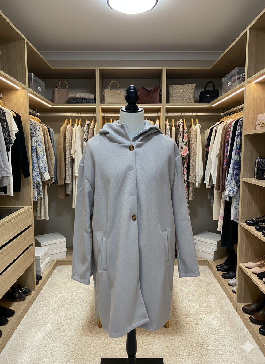 Women's Lightweight Hooded Fashion Coat