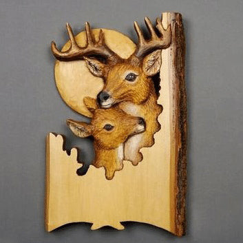 Davy | Animal Carving Handmade Wall Decoration