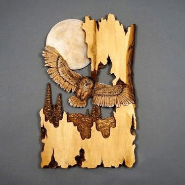 Davy | Animal Carving Handmade Wall Decoration