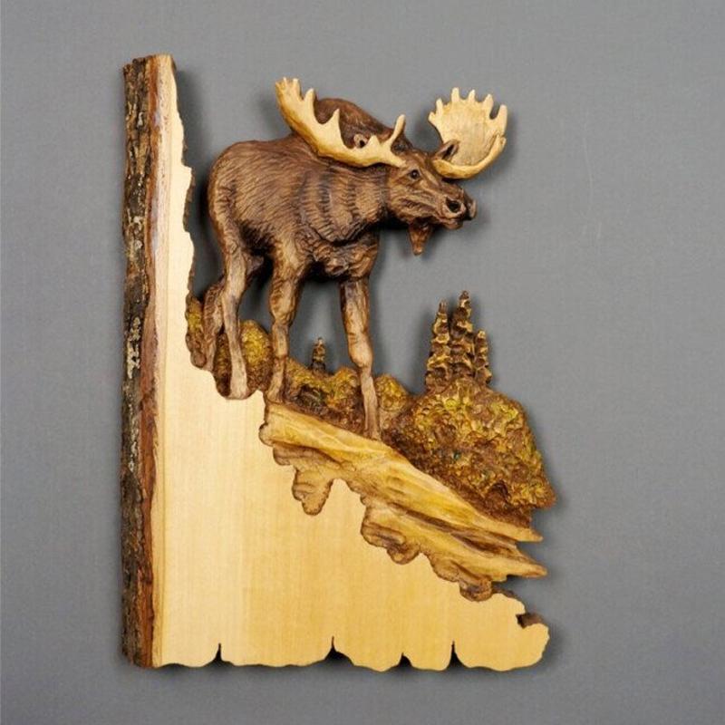 Davy | Animal Carving Handmade Wall Decoration