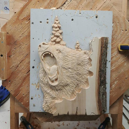 Davy | Animal Carving Handmade Wall Decoration